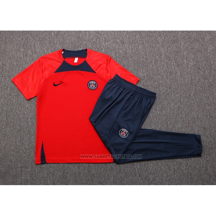Chandal del Paris Saint-Germain Manga Corta 2022-2023 Rojo